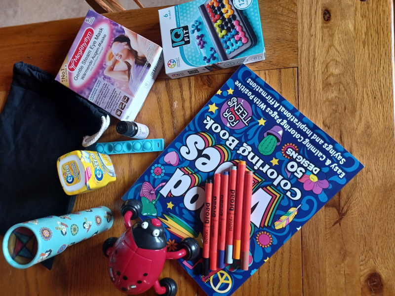 Calm kit for teenagers